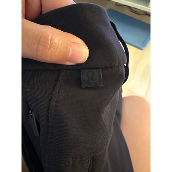 Lululemon Commission Short Slim *Warpstreme 9" Black Golf Minimal Chino ABC 28 - Picture 4 of 6